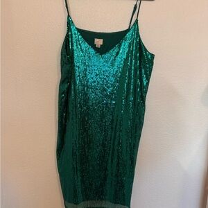 A New Day Teal Sequin Dress, New Year’s Eve dress, party dress XL